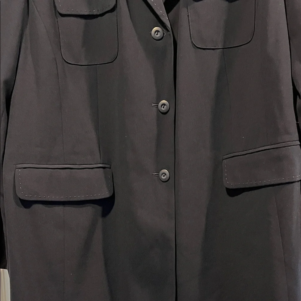 Elegant Women's Navy Blue Blazer Maggie Mcnaughton Business, Office WearSize 20W